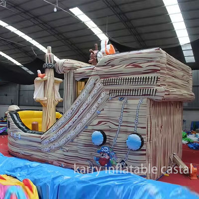 Navio Pirata Castelo Salto e Slide Combo O Equipamento Interior de Exterior Mais Popular