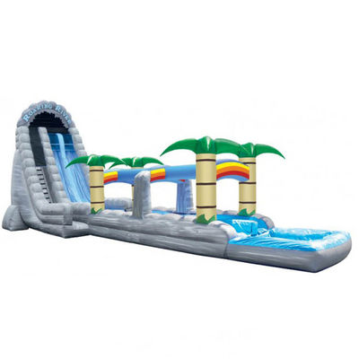 Equipamento para parques de diversões Joguinho inflável para o exterior Slide aquático Capacidade máxima 100-500 kg PVC
