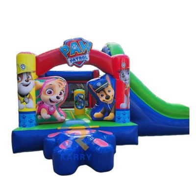 Expedição expressa Slide inflável Combo Bouncer Cartoon Inflável Combo Castelo Para Crianças
