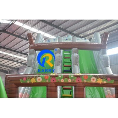 Eventos Parque aquático Slide de salto inflável para crianças e adultos tamanhos opcionais 9 * 4.5