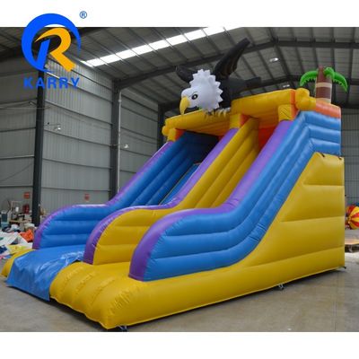Capacidade máxima 100-500 kg Mini Little Angry Eagle Deslizamento de água inflável para diversão de verão