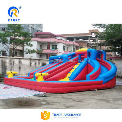 Verão Grande Piscina Slide Inflável Castelo Para Crianças Outdoor Piscina Jogo de Escalada