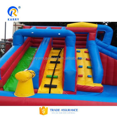 Verão Grande Piscina Slide Inflável Castelo Para Crianças Outdoor Piscina Jogo de Escalada
