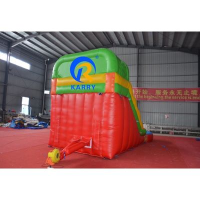 Logotipo personalizado Impresso Slide de água inflável e soprador com piscina em 2024