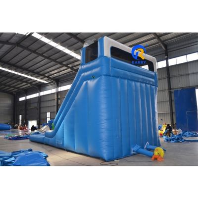 Capacidade máxima 100-500 kg Slide de água inflável comercial de duplo uso para crianças adultas