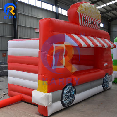 Festa de piquenique para crianças e adultos em ambientes internos e externos Casa de salto inflável com kits de reparo Vermelho