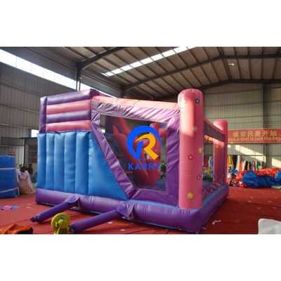 Portátil Princesa Castelo Bounce House inflável Bouncer Slide Combo para Crianças