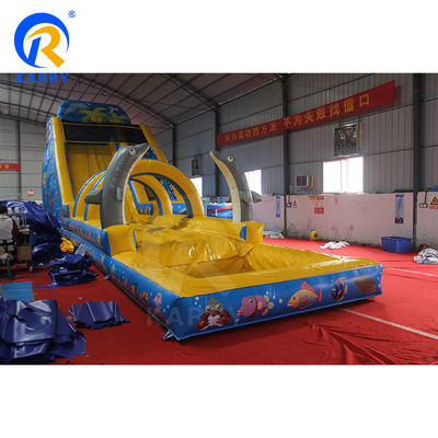 Promoções de eventos comerciais Grandes toboganes infláveis com capacidade máxima de 100-500 kg