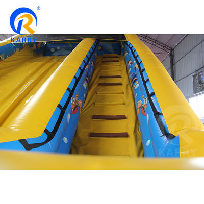 Promoções de eventos comerciais Grandes toboganes infláveis com capacidade máxima de 100-500 kg
