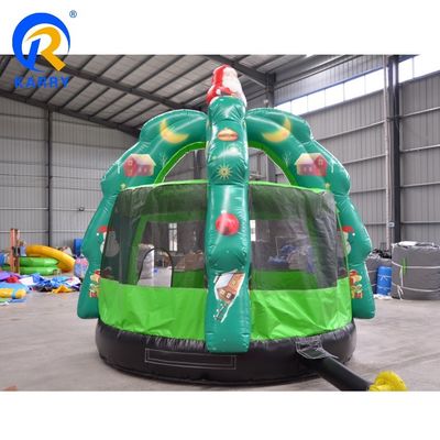 Árvore de Natal verde Unisex personalizada Trampolim inflável do castelo com termos de pagamento T/T