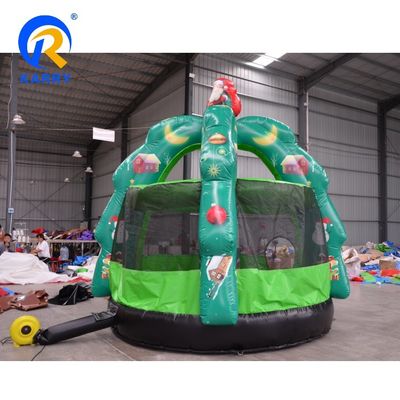 Árvore de Natal verde Unisex personalizada Trampolim inflável do castelo com termos de pagamento T/T