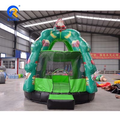 Árvore de Natal verde Unisex personalizada Trampolim inflável do castelo com termos de pagamento T/T