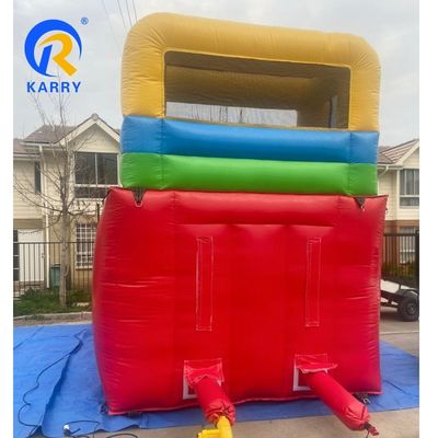 Capacidade máxima 100-500 kg Slide inflável pequeno Castelo de segurança para aluguel de festas infantis