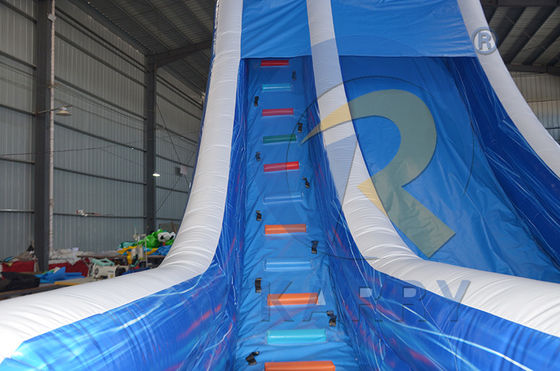 Shopping Mall Ocasião Grande escorrega de água inflável com piscina e longa pista de escorrega
