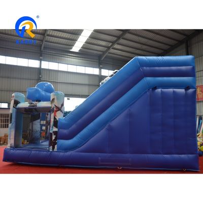 Parque de Jogos ao Ar Livre PVC de qualidade comercial Como Treinar o Seu Dragão Bouncer Inflável com 2 Jogos de Slides