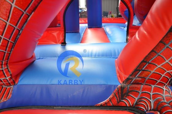 Blower Incluído Personagem de desenho animado Trampolín inflável Slide para parques de diversões