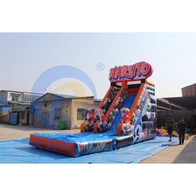 Shopping Mall Ocasião Anime Fan's Backyard Slide de água inflável e combo de piscina
