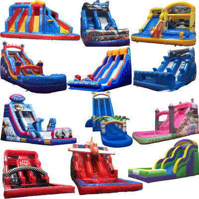Shopping Mall Ocasião Anime Fan's Backyard Slide de água inflável e combo de piscina