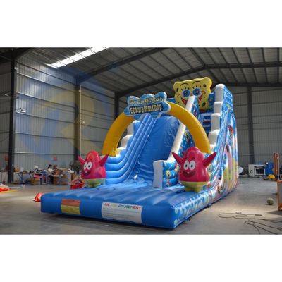 Jogos Desportivos de Cartoons para Crianças Deslizamento aquático com pista de deslizamento larga e piscina