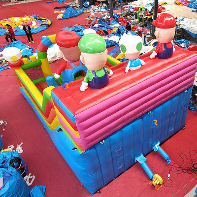 Slides infláveis ao ar livre para crianças Unisex tamanho personalizado Jardim de infância do castelo salto