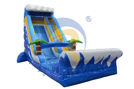 Deslizamento seco inflável comercial para belos deslizamentos de piscina exterior e interior