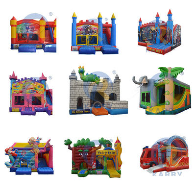 Slide de água inflável comercial com kit de reparação e sopro de piscina CE incluído