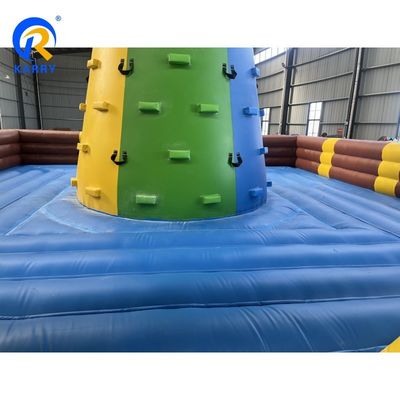Parede inflável em forma de árvore para escalada em rocha de macaco com trampolim Termos de pagamento T/T