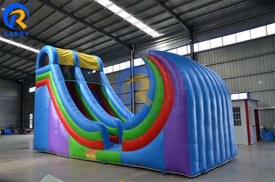 10*3.5*6m Slide de água giratório de PVC inflável para aluguel de festas de verão