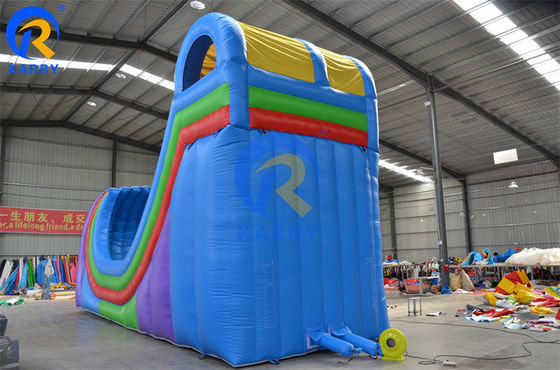 10*3.5*6m Slide de água giratório de PVC inflável para aluguel de festas de verão