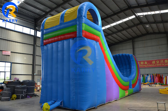 10*3.5*6m Slide de água giratório de PVC inflável para aluguel de festas de verão
