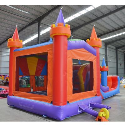 Transportes marítimos/aéreos Slide inflável com kit de reparação de acessórios de castelo