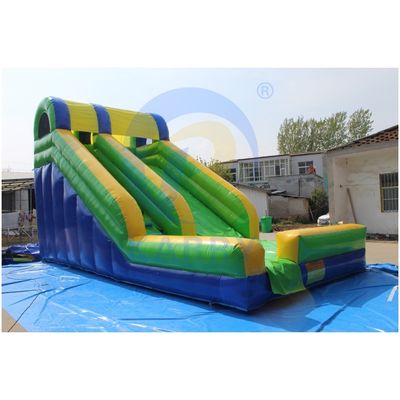 Atração CE EN14960 Certificado Leopard Print Arch Slides infláveis de água com piscina