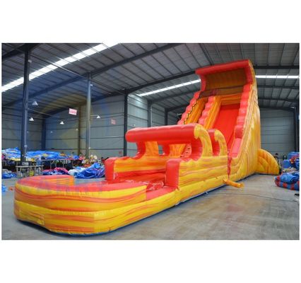 Casa de saltos de crianças piscina de escorrega de água extensão material de PVC para comercial