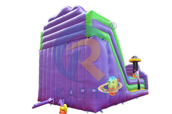 PVC Comercial Espaço Úmido Seco Viagem Slide Inflável Casa Salto para Crianças e Adultos