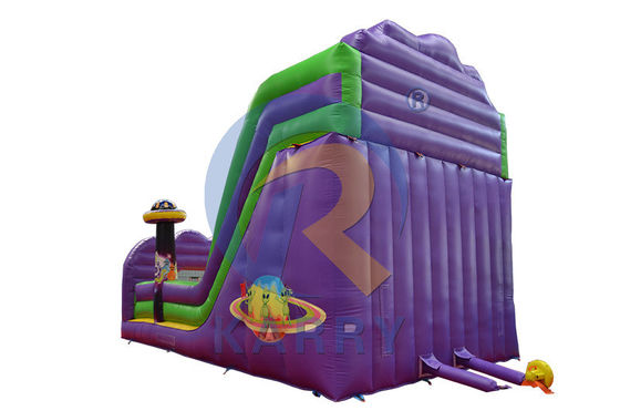 PVC Comercial Espaço Úmido Seco Viagem Slide Inflável Casa Salto para Crianças e Adultos