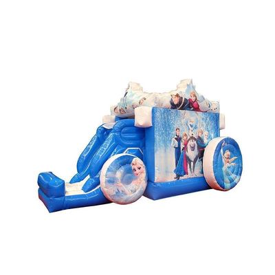 Deslizamento de água de qualidade comercial inflável para crianças Jardim de jogos de salto ao ar livre