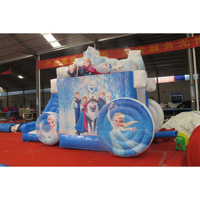Deslizamento de água de qualidade comercial inflável para crianças Jardim de jogos de salto ao ar livre