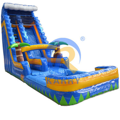 Área de Jogos ao Ar livre Grande Slide de Água de Palmeira CE Blower de Ar Padrão Incluído