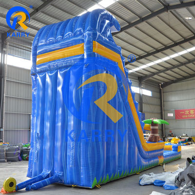 Área de Jogos ao Ar livre Grande Slide de Água de Palmeira CE Blower de Ar Padrão Incluído