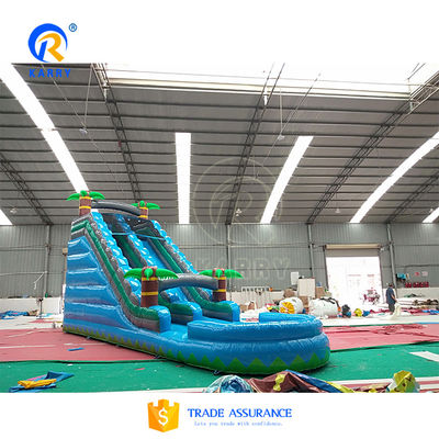 Parque de Jogos para Crianças ao ar livre, com padrão CE, deslizamento de água inflável com piscina