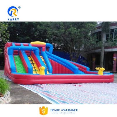 Blower CE e acessórios de reparação incluídos Deslizador de água inflável infantil com piscina