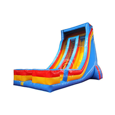 EN14960 Certificado Dual Lane Inflatable Bouncing Castle Slide para diversão aquática das crianças