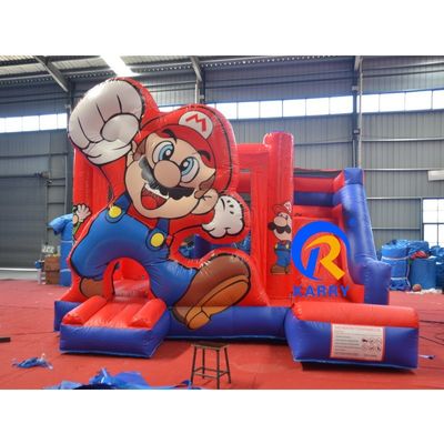 Jardim de Jogos para Crianças Marvel Comic Castelos de Salto de PVC Jardim Casa de Salto com Deslizamento