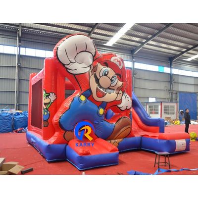 Jardim de Jogos para Crianças Marvel Comic Castelos de Salto de PVC Jardim Casa de Salto com Deslizamento