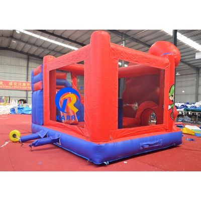 Jardim de Jogos para Crianças Marvel Comic Castelos de Salto de PVC Jardim Casa de Salto com Deslizamento