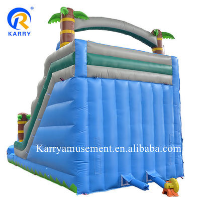 Certificado CE/TUV Grade comercial Palmeira de coco Slide de água inflável para adultos