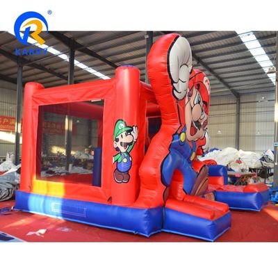 Evento PORTABLE Castelo salto com escorrega Moonwalk Commercial inflável Mario Jumping Combo