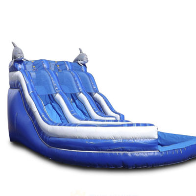 Shopping Mall Casa de salto inflável com piscina e dois escorregadores Instalação conveniente