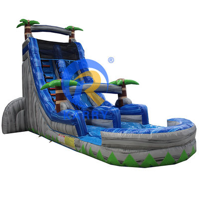 Equipamento de parque aquático com slides infláveis Trá-la para o seu quintal