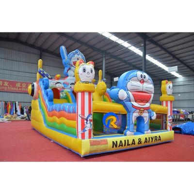 Unisex Jogos infláveis para crianças Slide de chão para diversão ao ar livre